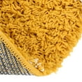 thumbnail image 5 of Unique Loom Trellis Shag Collection Area Rug - Ruby (5' 3" Round Yellow/Ivory), 5 of 10