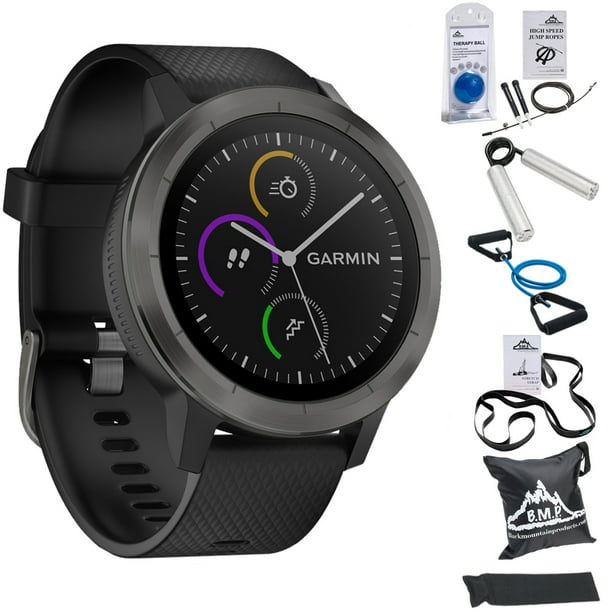 Garmin vívoactive 3 gps smartwatch black & gunmetal Clearance