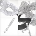 thumbnail image 4 of Máscara de antifaz con vara, ideal para fiestas de disfraces, bailes y graduaciones., 4 of 7