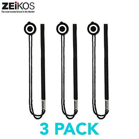 Panasonic Dslr Camera - Zeikos 3 Pack Lens Cap Leash Lens Cap Keeper Holder Prevent Lens Cap Lost for DSLR SLR Camera Canon, Nikon, Sony, Panasonic, Fujifilm Camera and More