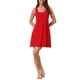 thumbnail image 2 of Noche de tanque sin mangas para mujer Inspire Chic, vestido de primavera y verano, camisón de descanso, XS, rojo, 2 of 6