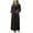 Black2, variant on ameIAEA Women's Flannel Robes Full Length Belt Bathrobes with Pockets Winter Shower Spa Robes
