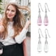 thumbnail image 3 of Qarigey Pendientes colgantes de 2 uds., joyería encantadora, artículo de moda delicado, accesorio para orejas, decoración para mujer, regalo de Ropa, zapatos y accesorios Miscelánea 404 Blanco Qarigey AP016136-02, 3 of 6