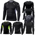 thumbnail image 2 of Ropa deportiva europea y americana para hombre, camiseta profesional de secado rápido, mallas elásticas para correr, ropa deportiva para maratón, 2 of 6