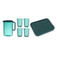 thumbnail image 4 of Fridge Pitcher with Lid Portable Water Bottle, 2L Beverage Pitcher Ice Tea Pitcher for Beverage Cold Drink Coffee , 6Pcs Green, 4 of 8