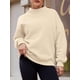 thumbnail image 5 of Sudaderas de Gran Tamaño para Mujer, Jersey de Cuello Alto, Sudaderas con Capucha de Larga, Tops, Conjuntos de Moda de Otoño, Ropa. Albaricoque XL, 5 of 8