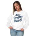 thumbnail image 4 of Not All Disabilities are Visible Unisex Plus Fleece Graphic Sweatshirt Brisco Brands 3X, 4 of 5