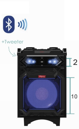 ridgeway portable bt speaker