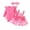 P3-Hot Pink, variant on CAUYDY Little Baby Girl Clothing Newborn Ruffle Sleeve Romper Cute Sets 0 3 6 9 12 18 Months Toddler Photography Outfits Kids Suit Shower Christmas Gift Hot Pink Sizes 6-12 Months