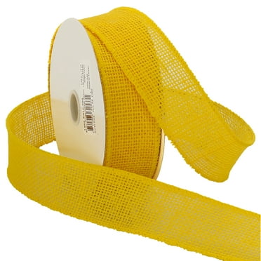Morex Ribbon 7435 Cosmic Gold - 2-1/2 Inch X 50 Yard Wired Metallic Ribbon