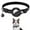 Black#1552, variant on Mascotas Adjustable Reflective Nylon Pet Collar with AirTag Sleeve, Heavy Duty Quick Release Buckle, for Small Medium Large Dogs & Puppies, 2 Pack