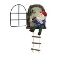 thumbnail image 2 of Fluorescent Piano Playing Dwarf Tree Hanging Resin Handicraft Pendant Courtyard Decoration Holiday Ornaments, 2 of 5