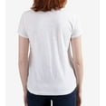 thumbnail image 3 of Lucky Brand Womens Embroidered Basic T-Shirt, White, Small, 3 of 4