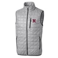 thumbnail image 2 of Men's Cutter & Buck Gray Nashville Sounds Rainier PrimaLoft Eco Insulated Full-Zip Puffer Vest, 2 of 3