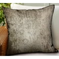 thumbnail image 2 of Plutus 24" x 24" Harbor Sky Solid Luxury Outdoor Throw Pillow in Brown, 2 of 2
