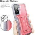 thumbnail image 4 of for Samsung Galaxy S21 Plus 5G Case, Dual Layer Shockproof Heavy Duty Case for Samsung S21 Plus 5G Phone Built-in Kickstand, Without Screen Protector (Pink, 6.7 inch), 4 of 6