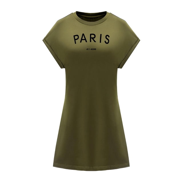 Vestido corto de verano para mujer, vestido de línea a para aniversario de oficina, vacaciones en la calle M