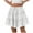 White1, variant on yillto Womens Short Skirts Elastic Waist Tiered Ruffle Hem Flowy Short Skirt Cute Boho Beach Outfits