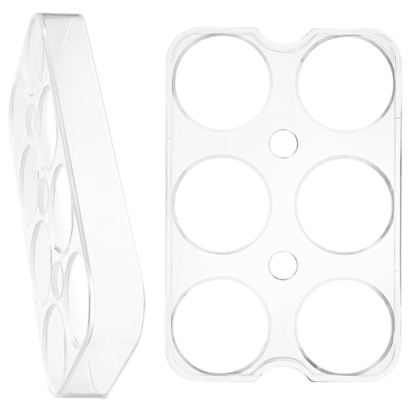 MERRYHAPY 2Pcs Refrigerator Egg Rack Transparent Material for Household Users Storage