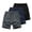 Black a4, variant on 6 Pack Boys Shorts Quick Dry Drawstring Elastic Waist Shorts with Zipper Pockets Summer Beach Short Pants for Kids 3-15 Years