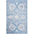 thumbnail image 2 of SAFAVIEH Saffron Jaslyn Bordered Oriental Area Rug, Blue/Cream, 5' x 8', 2 of 9