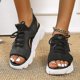 thumbnail image 4 of Sandalias de cuña de verano a la moda para mujer, zapatos de playa informales deportivos con plataforma, color negro esquí esquí Gafas de esquí, 4 of 4