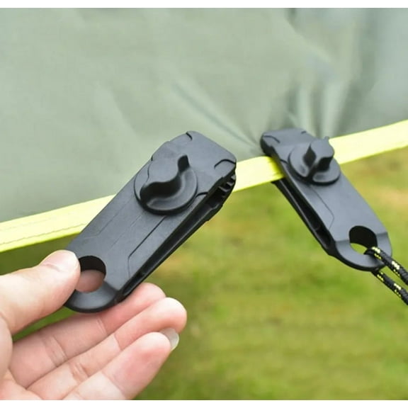 10-Pack Heavy-Duty Tarp Clips – Reusable Waterproof Tent Clamps with Secure Grip for Camping, Awnings, Canopies & Outdoor Covers TIKA