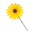 thumbnail image 2 of Molinillo de viento de 21 pulgadas | Divertido juguete de carnaval y recuerdo de fiesta | Molino de viento para jardín | Amarillo, 2 of 9