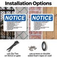 thumbnail image 3 of (2 Pack) End Of Week Shutdown (Flammable Material) OSHA Notice Sign 24 Inch X 18 Inch Plastic Sign, Weather Resistant, UV Protected for Workplace, Business, and Construction Site, Made, 3 of 8