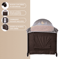 thumbnail image 3 of Cuna Corral Para Bebé Starkids Galaxis Portátil Cambiador Beige, 3 of 6