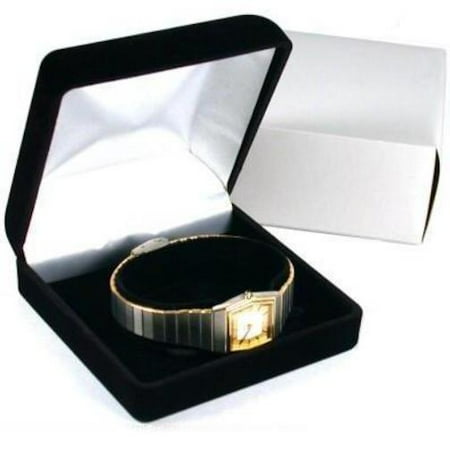 Watch Bracelet Cotton Display Box - Black Bracelet Watch Anklet Gift Box Jewelry Display