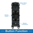 thumbnail image 3 of Interruptor de ventana eléctrica Unique Bargains No.31334345 Interruptor de control de ventana para Volvo S60 V60 XC60 Negro, 3 of 7
