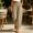 Khaki, variant on Sevevn Women's Soft Loose Barrel Casual Pants Elastic Stretch Waist Conceal Rollable Cuff Design Lightweight Spring Fall Beach Outfits