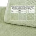 thumbnail image 5 of Great Bay Home Quick Dry Diamond Waffle 4 Piece Bath Towel Set, Pale Green, 5 of 7