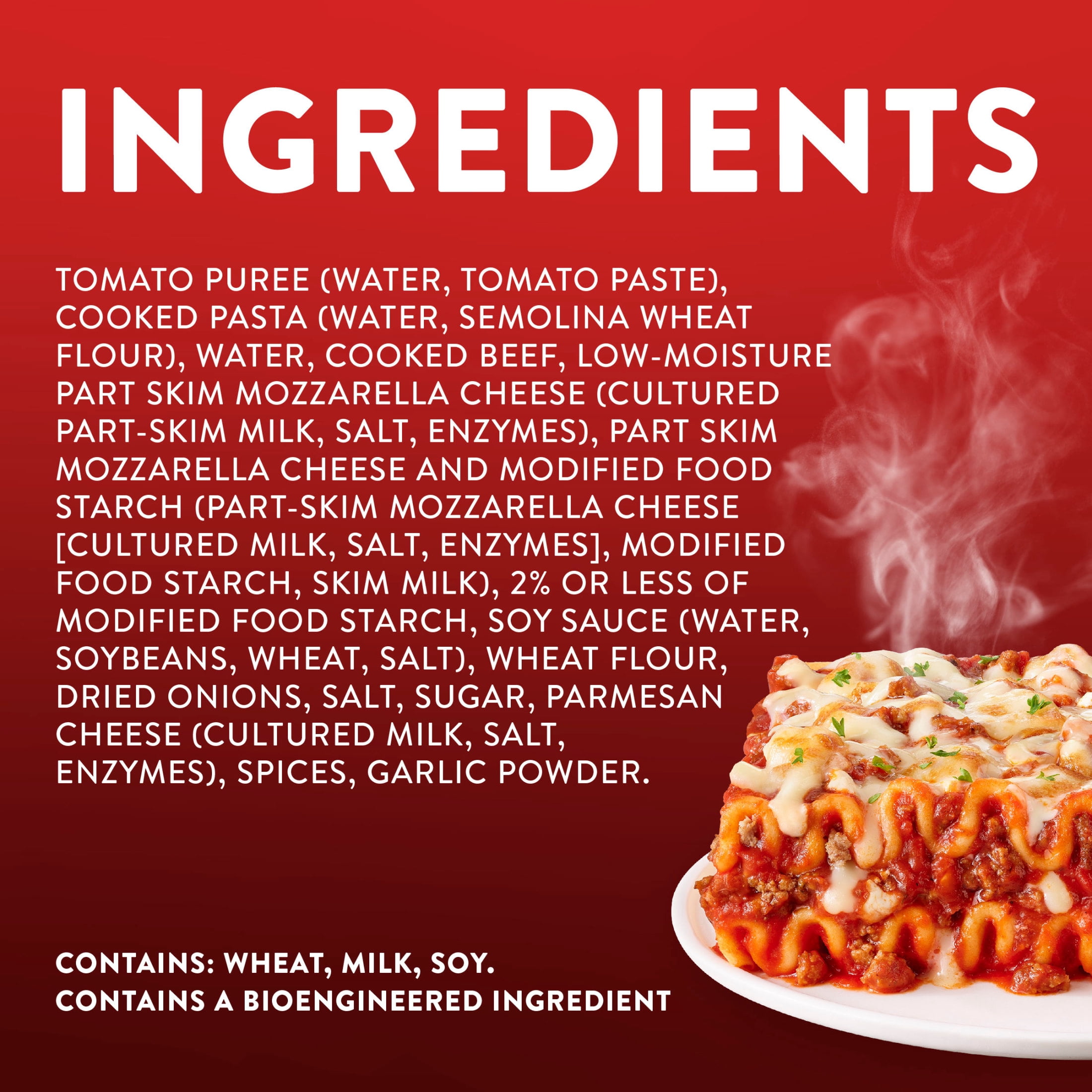 Stouffer's Lasagna with Meat & Sauce, Single Serve, Frozen Entrees for One, Ready to Cook Easy Dinners, Protein Frozen Meals 10.5 oz