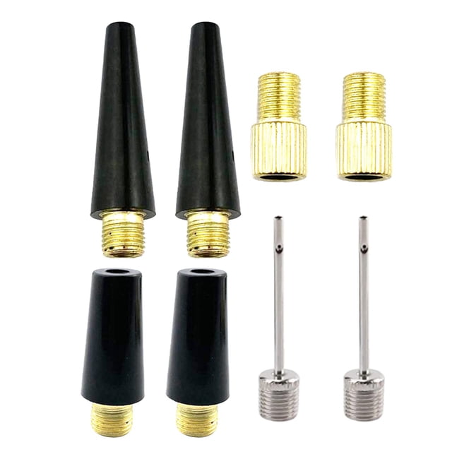 Adaptador de boquilla de bola, bomba de conector de válvula, accesorios de inflador de bomba de mano para bomba de aire, compresor de aire, , 8 piezas Soledad adaptadores de válvula de bicicleta