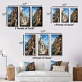 thumbnail image 4 of Designart "Dramatic Cliffs Spain s Stunning Landscapes II" Nautical & Beach Framed Wall Art Set Of 3 - Beige Spain Frame Canvas Set For Living Room Decor, 4 of 6