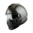 thumbnail image 2 of Martian Genuine Real Carbon Fiber Motorcycle Open Face Helmet HB-B2 Glossy Carbon Black + Clear Lens, DOT Approved, 2 of 7