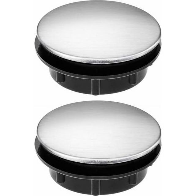 Tapón de acero inoxidable para fregadero, 2 unidades, para baño, cocina, 35 mm