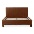 thumbnail image 2 of Moe's Home Collection Ichigo Fabric Queen Bed in Orange, 2 of 7
