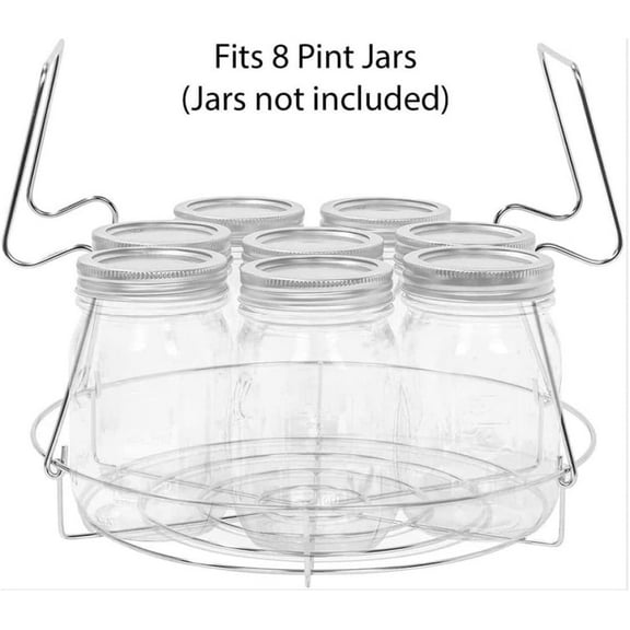 LAILLSH 2025 New Arrival Rack Canning Rack, Stainless Steel Canning Jar Rack Canner Rack