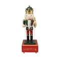 thumbnail image 2 of Nutcracker Factory 12 Pouces Rouge et Vert Animé King avec Sceptre Casse-Noisette de Noël, 2 of 2