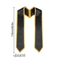 thumbnail image 2 of Graduation Season Ribbon Etiquette Shoulder Strap Double Layer Solid Color Honorary Silk Shawl Gift, 2 of 5
