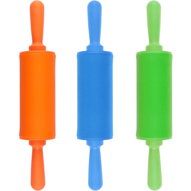 MasteelfCA STOBOK 3pcs Children's Handmade Clay Stick DIY Ultra Light Rolling Pin Smart Dough Tools Kit Extruder Tools (Random Color)