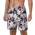 thumbnail image 2 of Fotbe Lilies Flowers Men’s Swim Trunks Quick Dry Swim Shorts Board Shorts with Mesh Lining-Small, 2 of 9