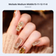 thumbnail image 2 of Abbraccia Uñas postizas radianty gaze trapezoide removibles milk mocha, 2 of 6