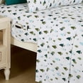 thumbnail image 5 of Elegant Comfort Soft 6-Piece Bed Sheets Set High-Quality Microfiber, Wrinkle & Fade Resistant, Holiday Pattern, Queen, Twill Tree, 5 of 5