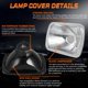 thumbnail image 2 of Carcasa para faros delanteros IHNZCB de vidrio H6054 de 7 x 6 pulgadas con bombillas H4/9003, 2 of 6