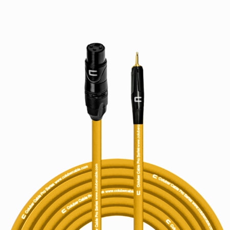 Coluber Cable Unbalanced XLR Female Cable to 3.5 TS Male - 3-Pin Connector