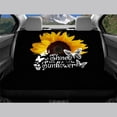 thumbnail image 3 of Uourmeti Sunflower Butterfly, Non-Slip Replacement Seat Protectors Set of 2 Waterproof All Weather Car Back Seat Cover for Auto Car Interior, 3 of 4